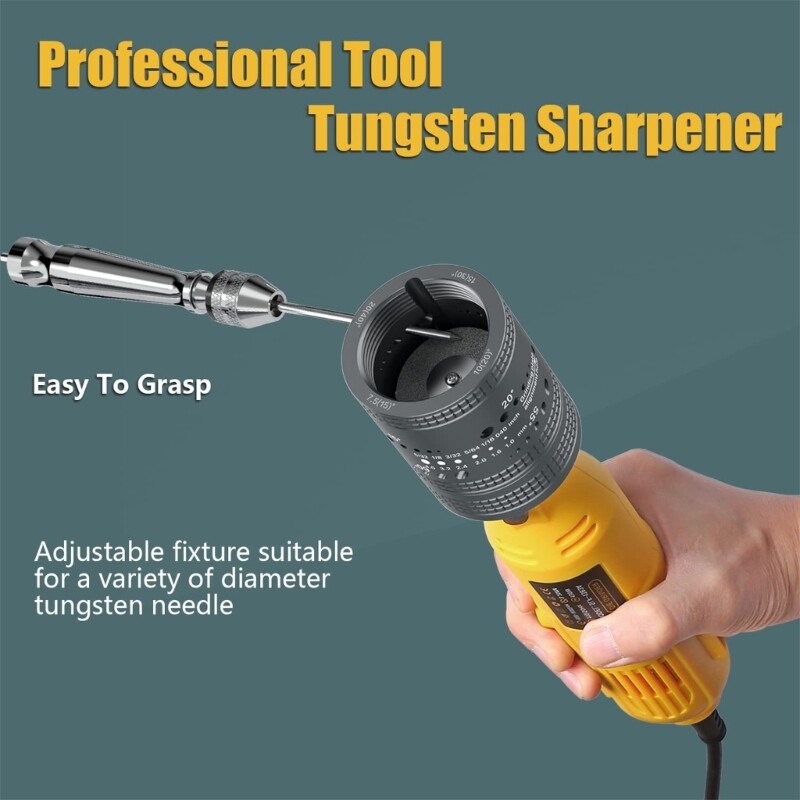 Professional Grinding Tool Set for Electrode Reshaping and Maintenance Tasks