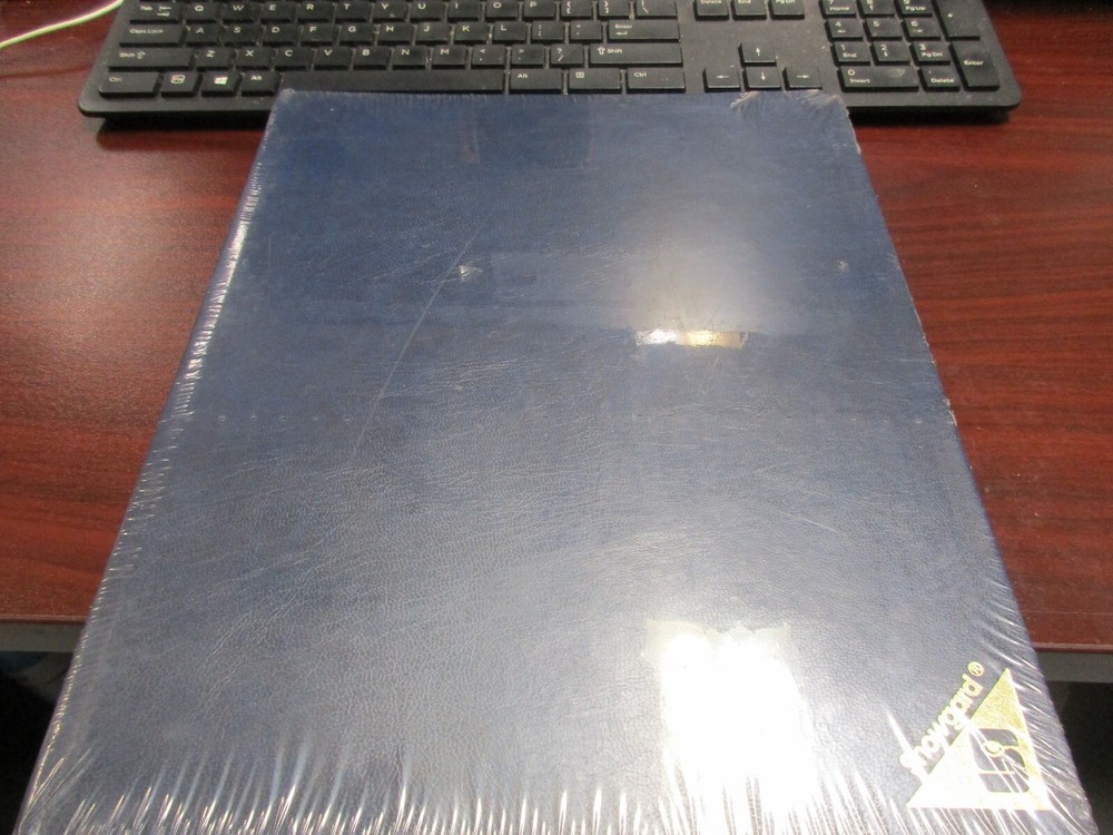 SHOWGARD STOCK BOOK #2G12, 24 BLACK PAGES BLUE COVER NEW IN SHRINKWRAP FREESHIP!
