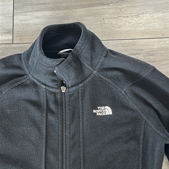 The North Face black fleece jacket size medium