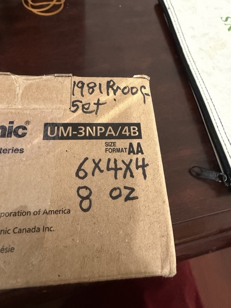 The 1981 United States Mint Proof Set Type 2