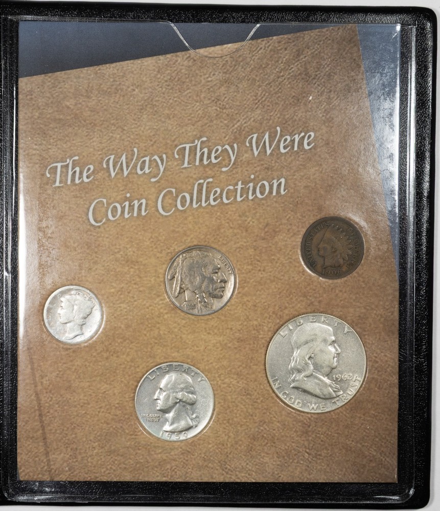 Silver "The Way They Were" First Commorative Mint Coin Collection Book