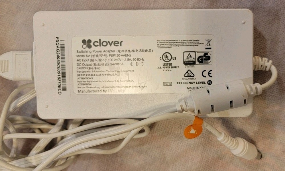 Clover Station 1.0 - P100 Printer With Power Adapter