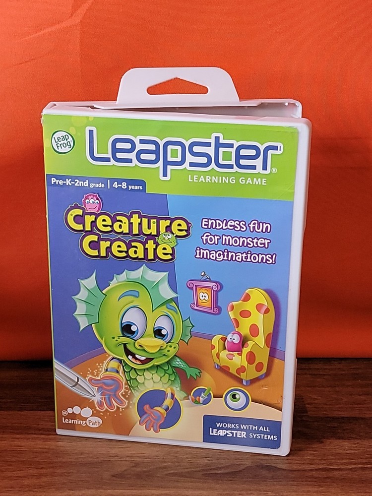 Leap Frog Leapster Learning Game Creature Create ~ Complete