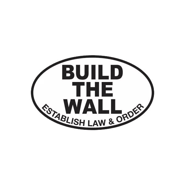 Build The Wall Sticker Decal