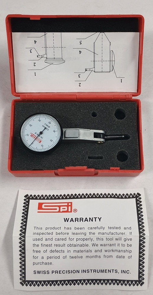 SPI Horizontal Dial Test Indicator 14-668-8 Indicator Only NOS
