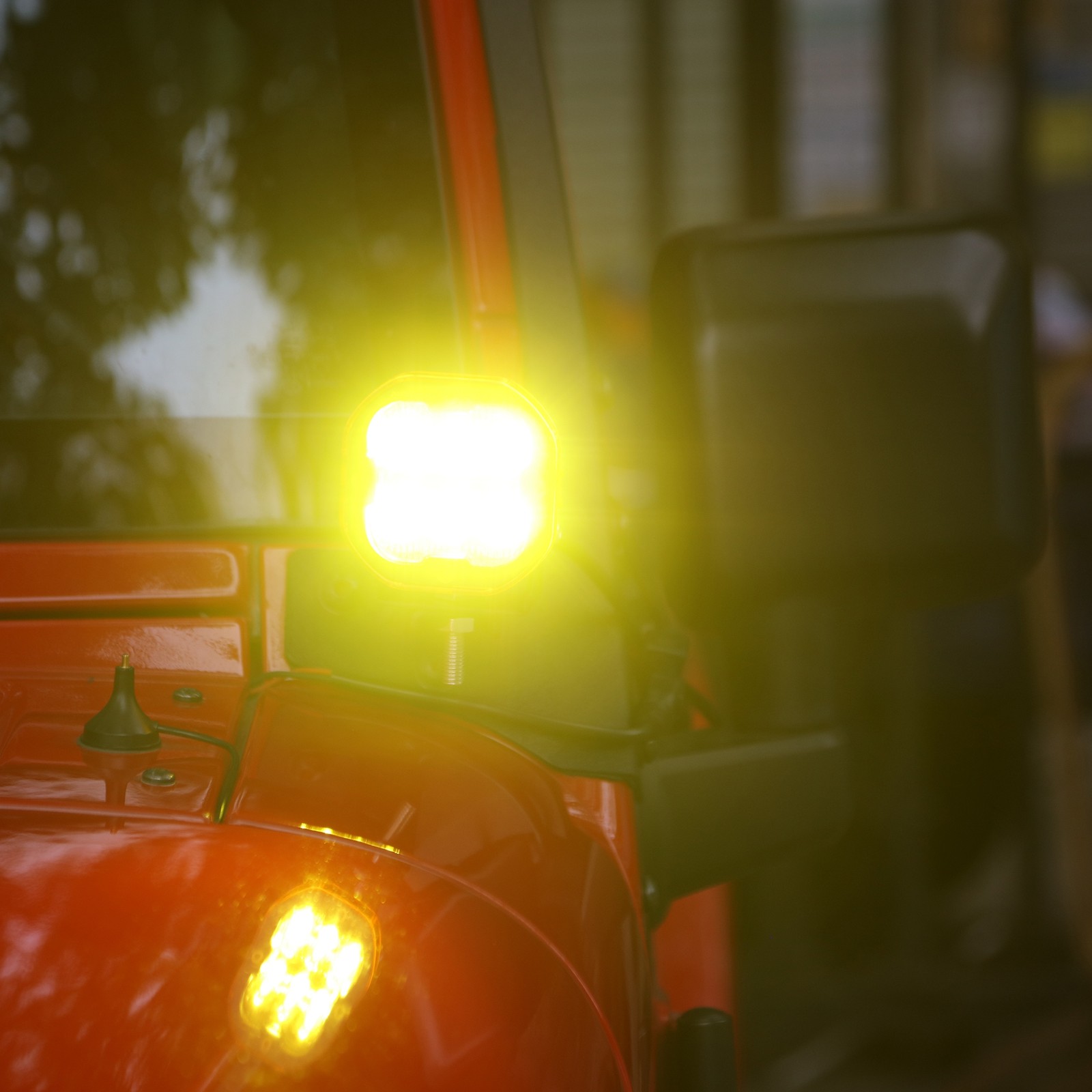 AUXBEAM 3" 84W LED Driving Light Pods Spot Fog Ditch Work Lamp DRL & Turn Signal