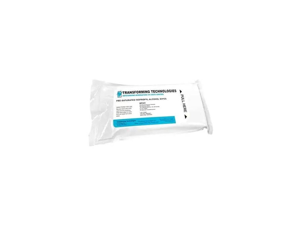 Transforming Technologies WPA01 - Polyester Cellulose Cleanroom Wiper,