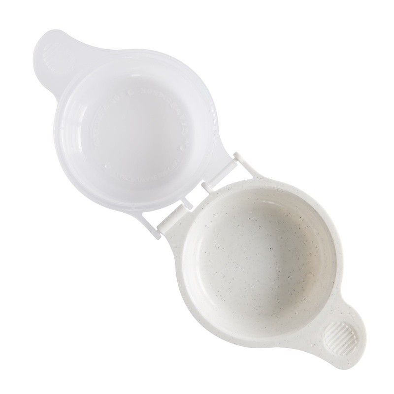 Egg Sandwich Maker Non-Stick Microwave Round Egg Cooker Fast Breakfast Tool New