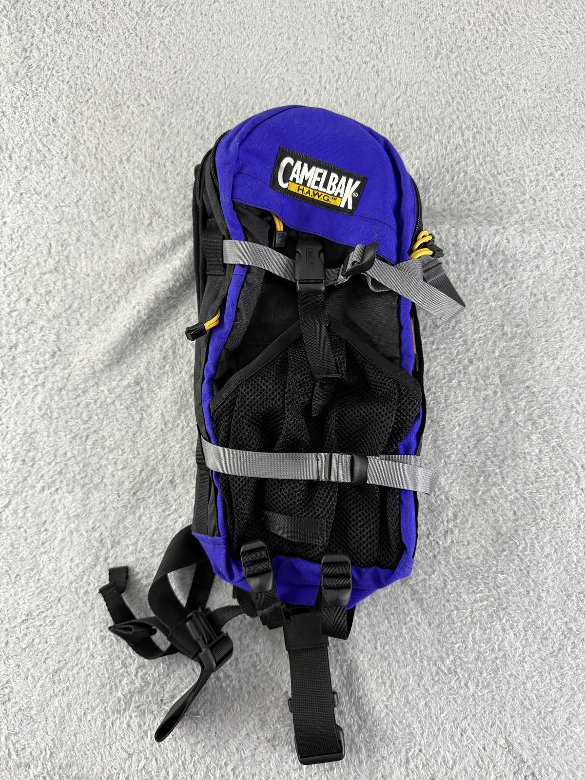 CamelBak HAWG Hydration Backpack Blue Omega Reservoir Hiking No Bladder