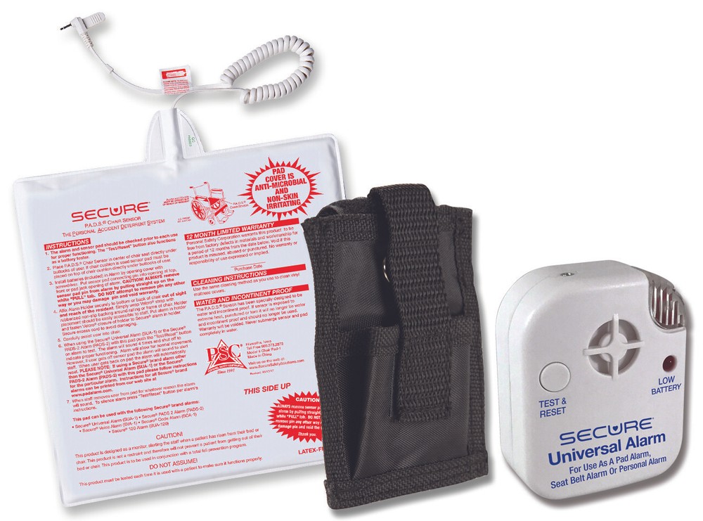 Secure Long-Term Chair Exit Alarm Set for Elderly Fall & Wandering Prevention