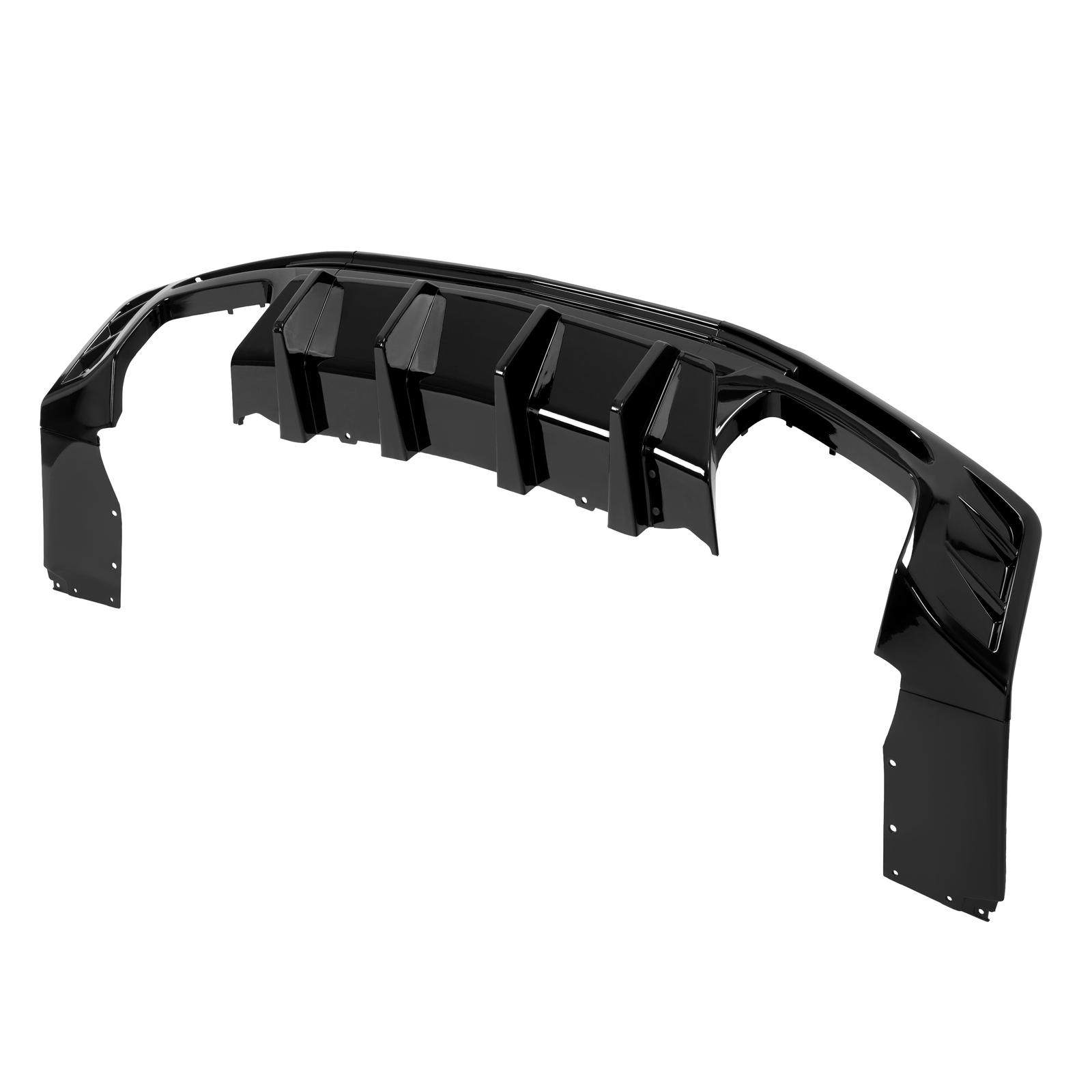 Fits 2016-2024 CHEVY CAMARO SS LT1 LS Rear Bumper Lip Diffuser Glossy Black