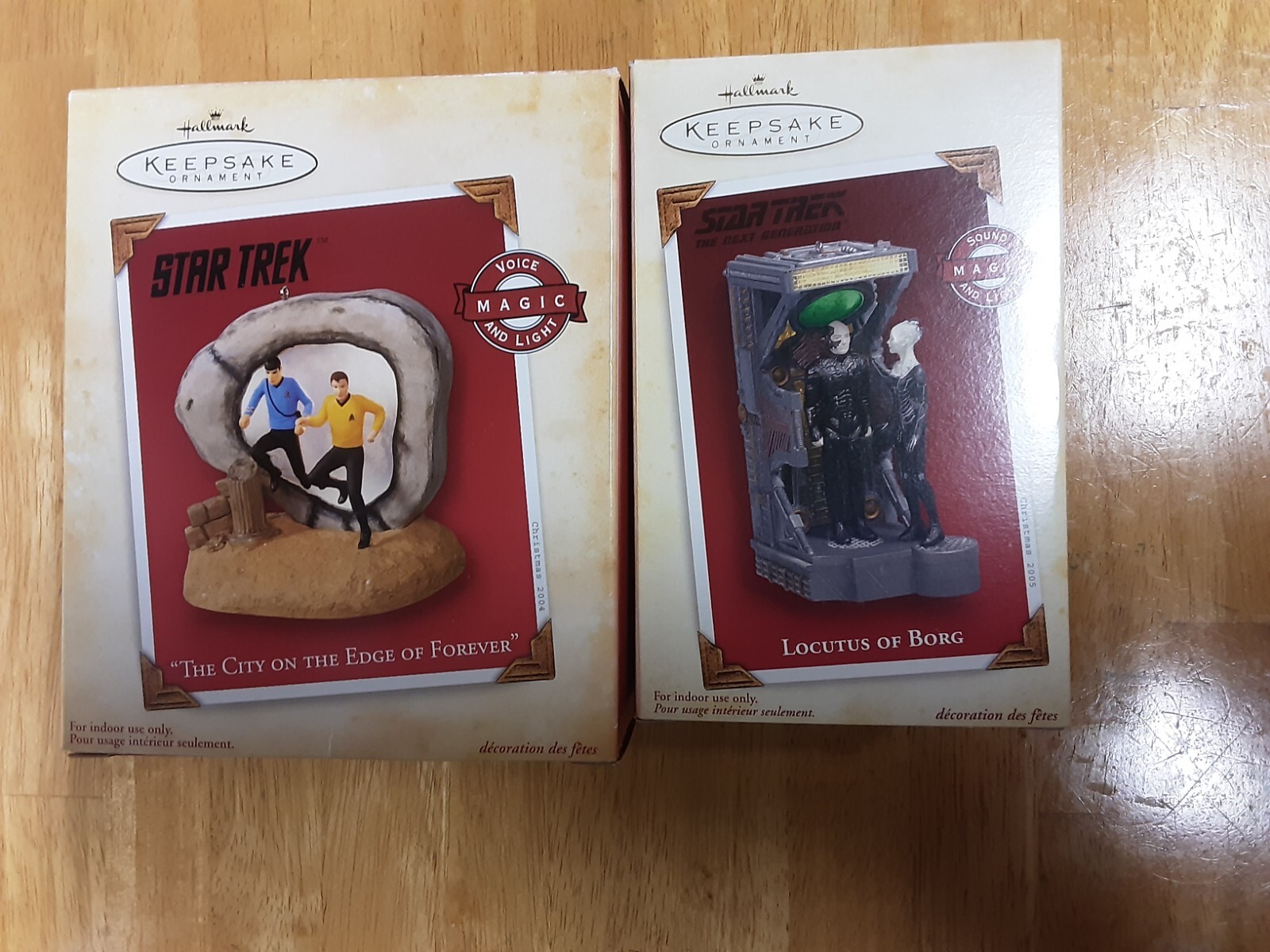 Repair of The City on the Edge of Forever or Locutus of Borg Ornament