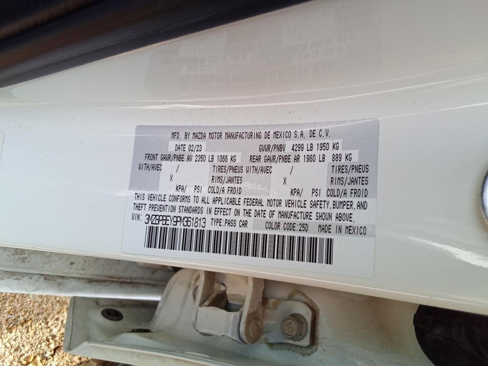 Camera/Projector Front View Camera Windshield Mounted Fits 19-23 MAZDA 3 822167
