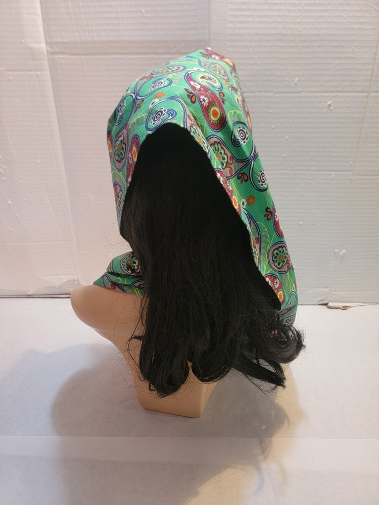 Handmade Floral Fabric Infinity Scarf