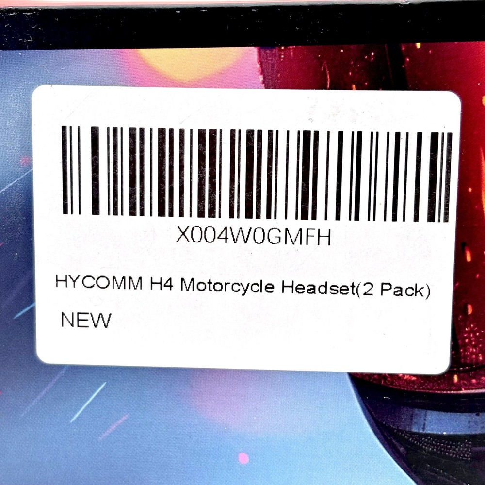 Hycomm H4 Wireless Bluetooth Motorcycle Intercom Dual Pack