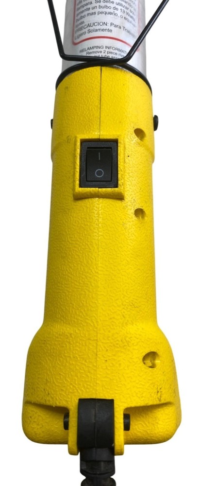 Yellow 13W Handheld Fluorescent Work Light Model BA-506