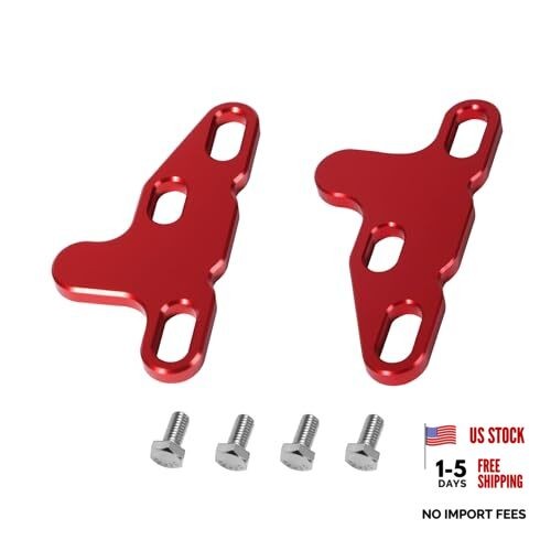 Oil Pump Alignment Plates Guide Tools Compatible with Gen V Lt1 Lt4 Lt5 L83 Red