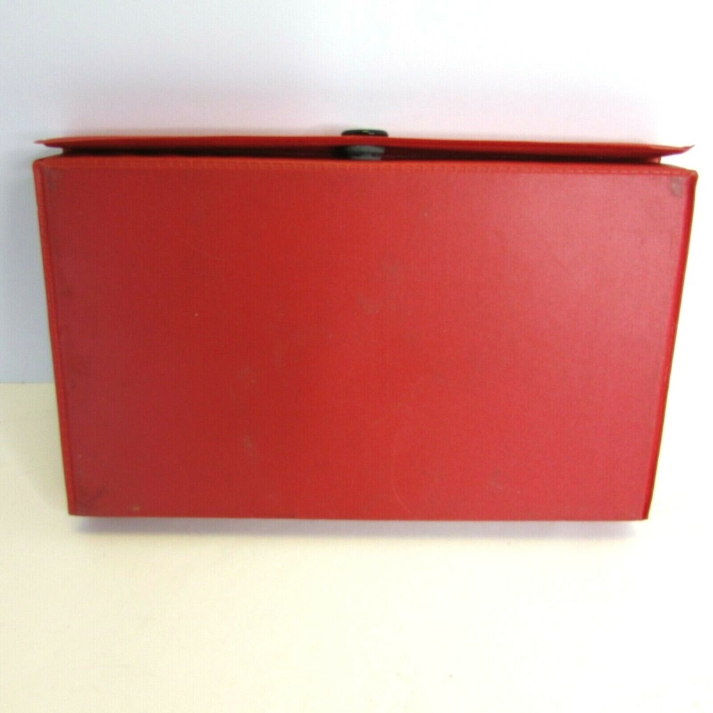Vintage White Cardinal Dominoes Original Case + Instructions 27 Pcs Replacements
