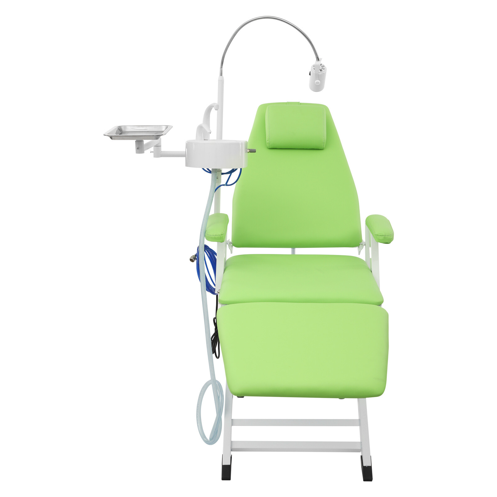 100kg Capacity Folding Mobile Chair LED Dental Chair Portable Dental Chair US