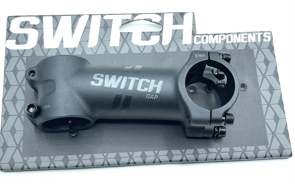 Switch Components Gap Stem 90mm / 31.8 Clamp / 1-1/8” Steerer / -7 Degree