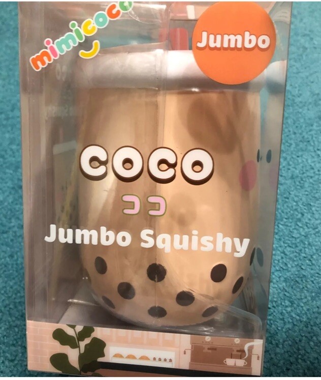 Mimicoco Jumbo Squishy Coco Boba Stress Toy
