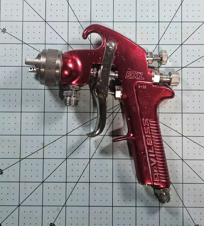 DeVilbiss EXL Siphon Feed Paint Spray Gun K-16