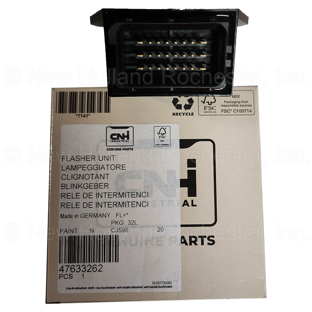 New Holland Flasher Unit Part # 47633262