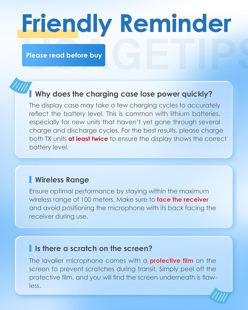 2.4GHz Noise-Canceling Wireless Mic for iPhone & Android - Instant Setup & Use