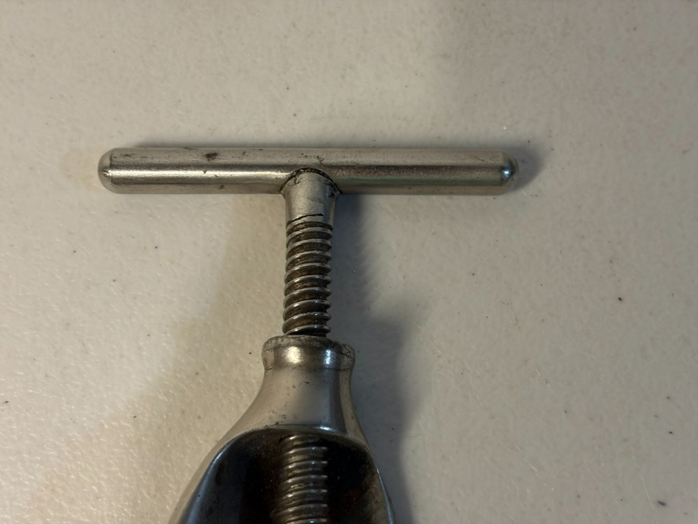 Vintage Nutcracker Table Handheld Swivel NUTCRACKER Vice T Bar Screw