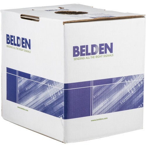 Belden 1392P 877 1000 ft CMP White Shielded Plenum Communications Cable, 1000 Ft