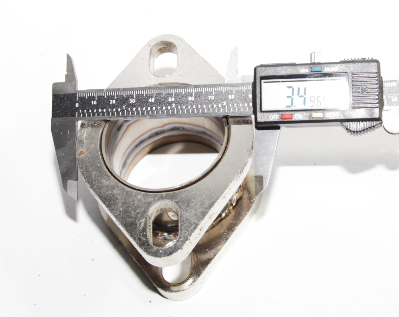 Catback Exhaust Muffler Extension Flange Steel Adapter 2.5" 2Bolt Flange+Gasket