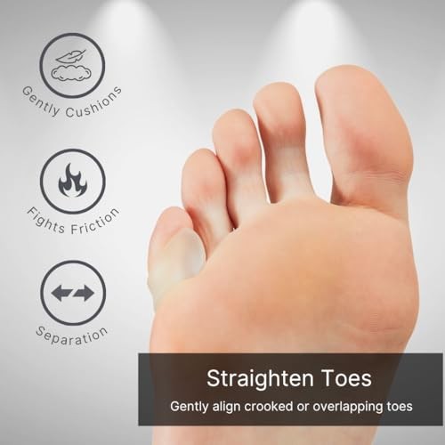 Advanced Gel Toe Separator (w/Toe Loop) - Spacer, Corrector, Small (Pack of 6)