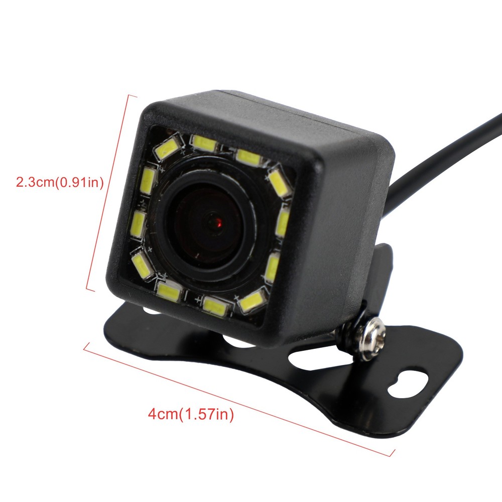 150º Dynamic Trajectory Car Rear View Reverse Backup Parking Camera Night View,