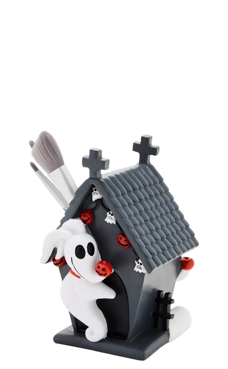 Disney The Nightmare Before Christmas Zero Doghouse Makeup Brush Holder and Set