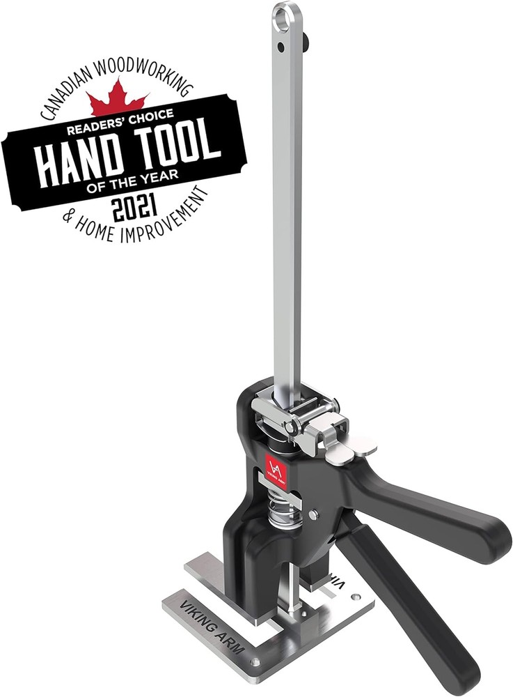 Handheld Jack Clamp 330lbs Labor Saving Adjustable Lifting Tool One Hand Silver