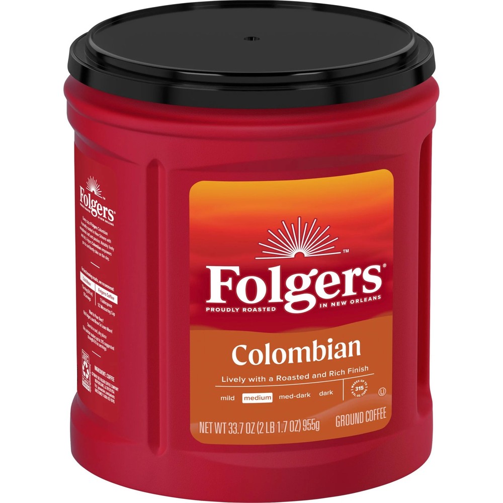 Colombian Ground Coffee Medium Roast Folgers