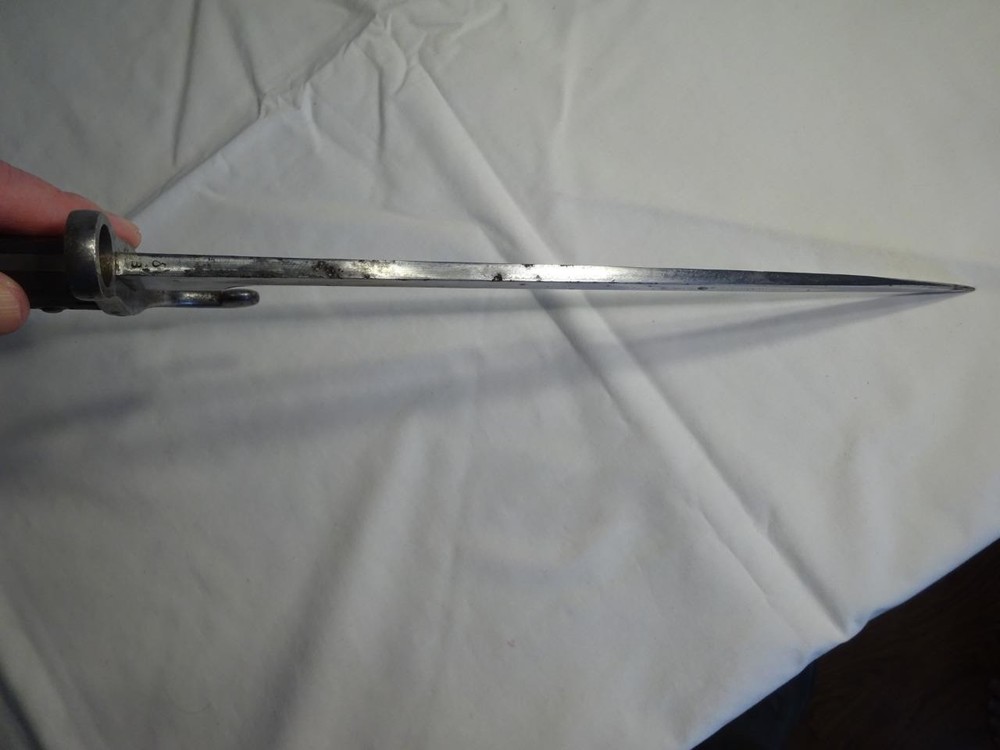 WWI C1908 Pattern "WEYERSBERG KIRSCHBAUM & CO.Cie BAYONET/SCABBARD"Nice Original