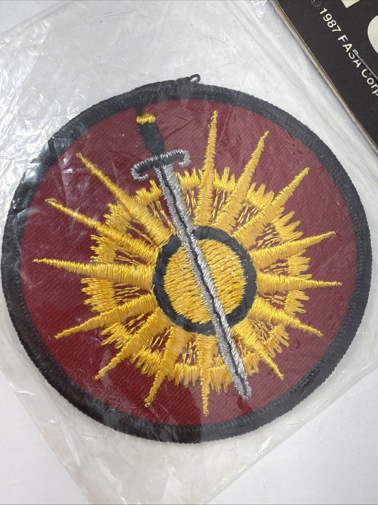 FASA Battletech VINTAGE DAVION PATCH 8701 NOS 1988 NIP