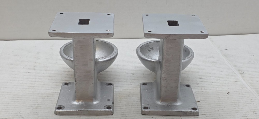 2 BIG JON DOWNRIGGER BALL HOLDER CRADLE PEDESTAL 6" RISER MOUNT BASE TOWER FISH