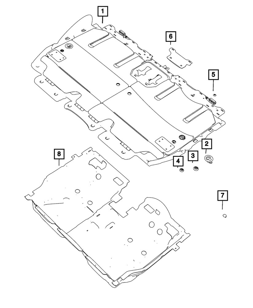 Genuine Mopar Latch Release Handle 6PF29DX9AA