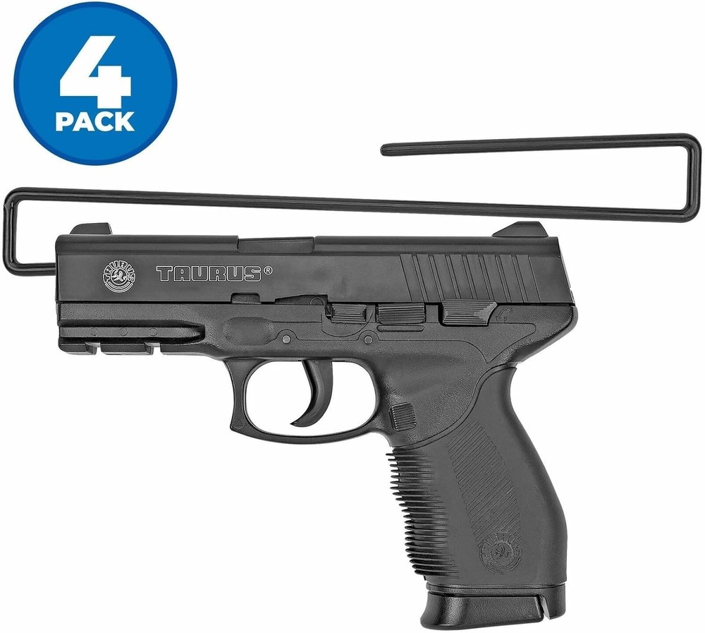 Efficient Handgun Storage Solution: 4 Pack Gun Hangers for Safes & Cabinets