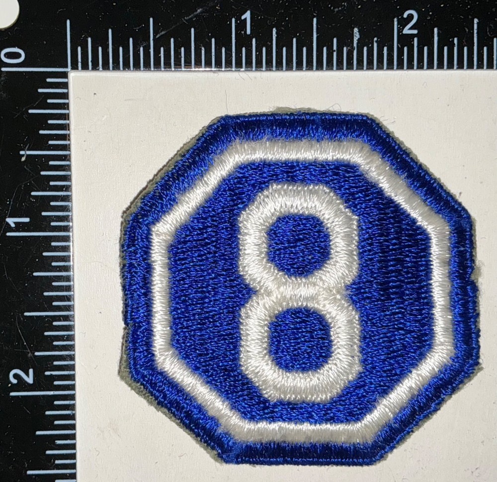 WWII US Army 8th Corps EMBROIDERED Patch
