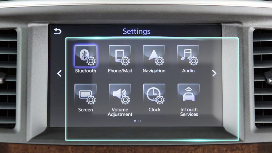 Crystal Clear Screen Protector for 2018 Infiniti QX80 Vehicle Navigation