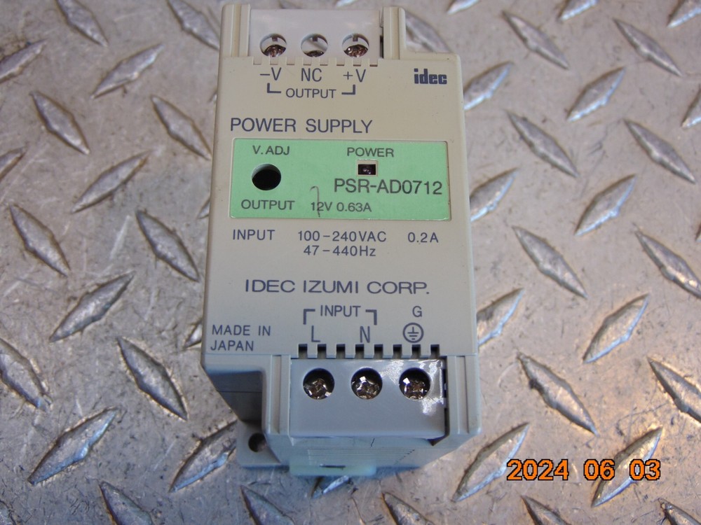 IDEC PSR-AD0712 POWER SUPPLY