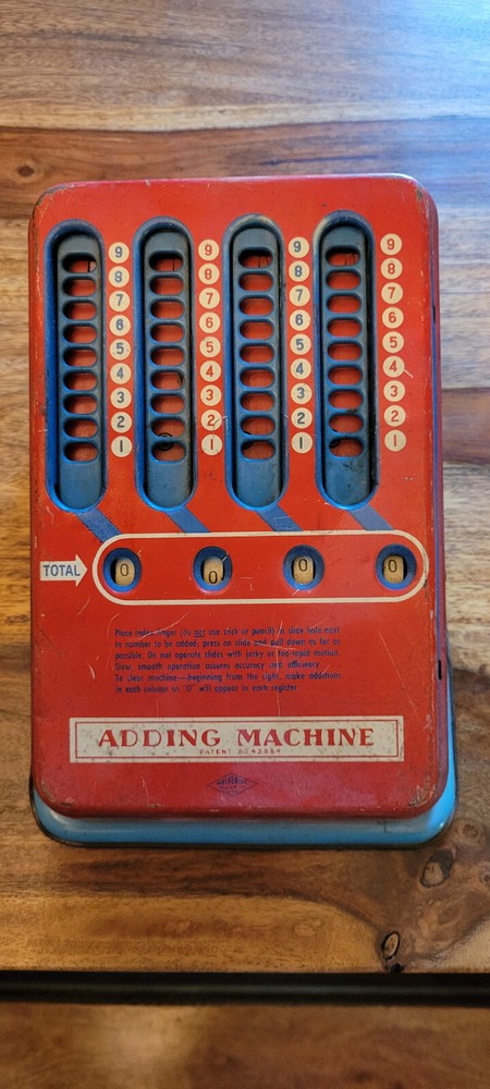 Vintage Wolverine Supply & Mfg. Co Adding Machine 1940's