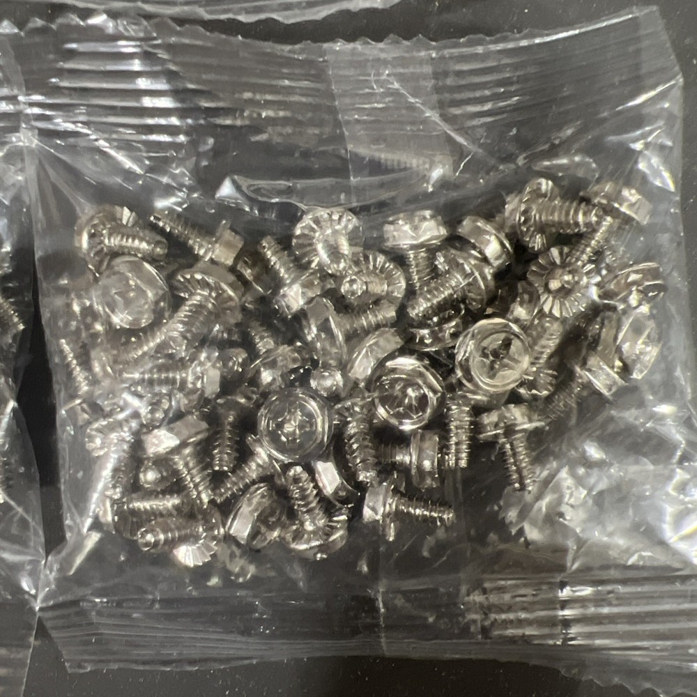 QTY 500 6#-32 6/32 Computer Screws Hex Phillips Head