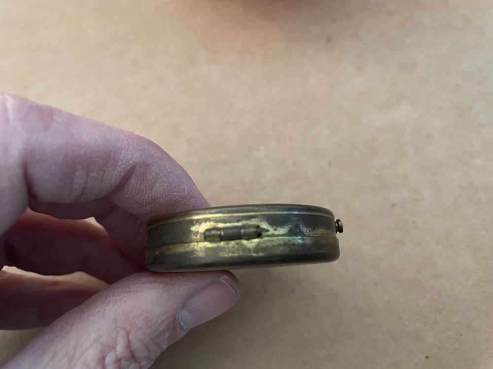 Vintage STELLAR Germany Pocket Brass Compass