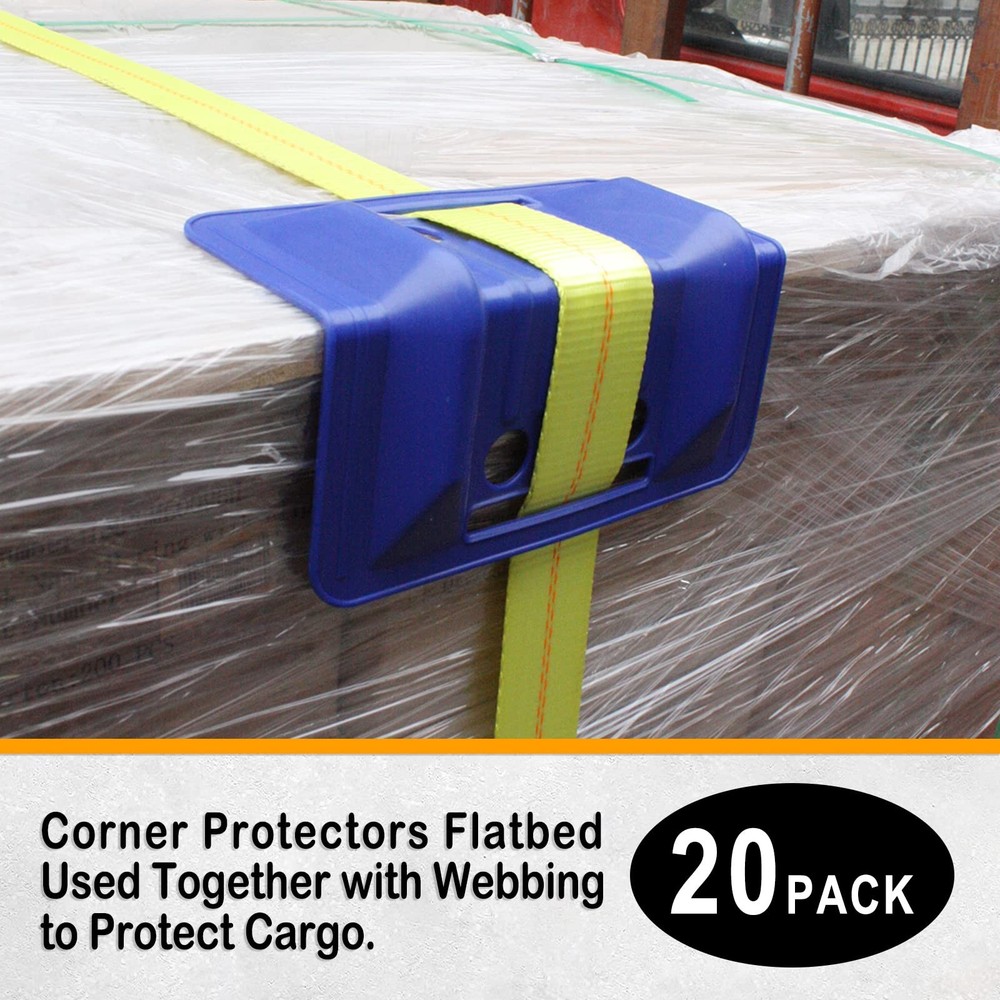 ENJ Flatbed Edge Protectors for Cargo Loads Corner Protectors Flatb... Fast Ship