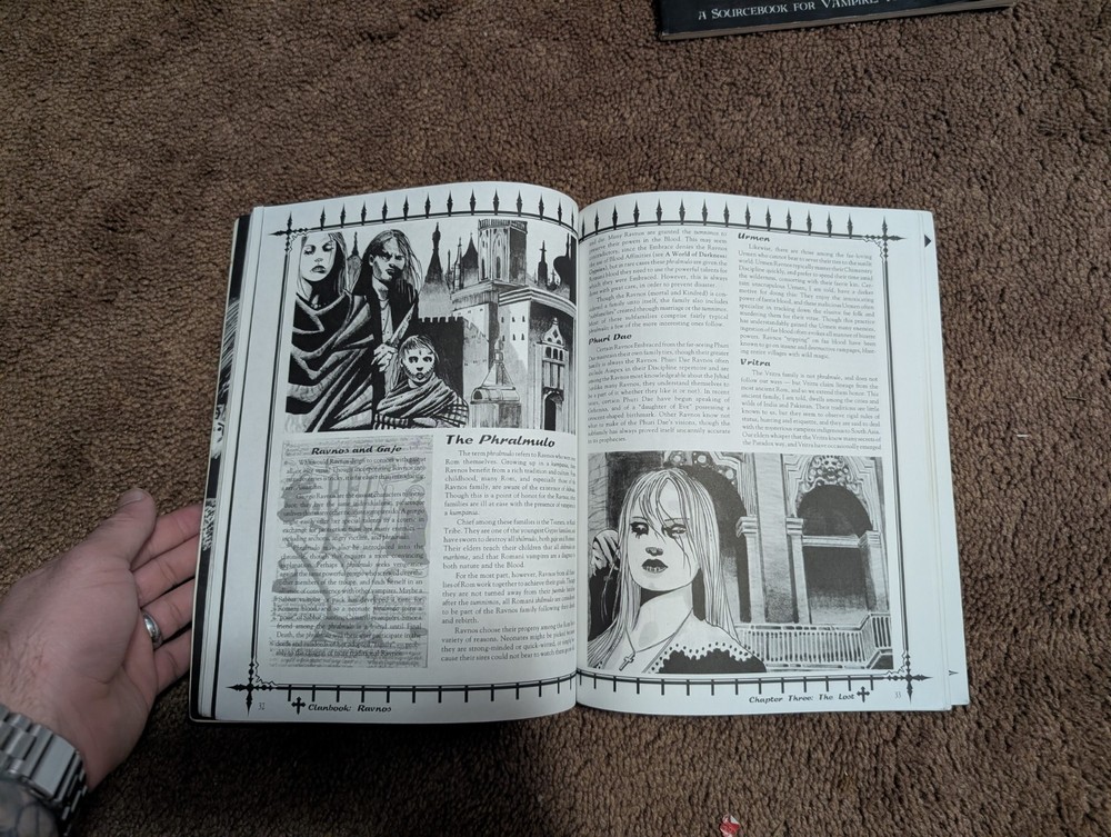 White Wolf Studio Games Clanbook: Ravnos Sourcebook for Vampire Masquerade 1997