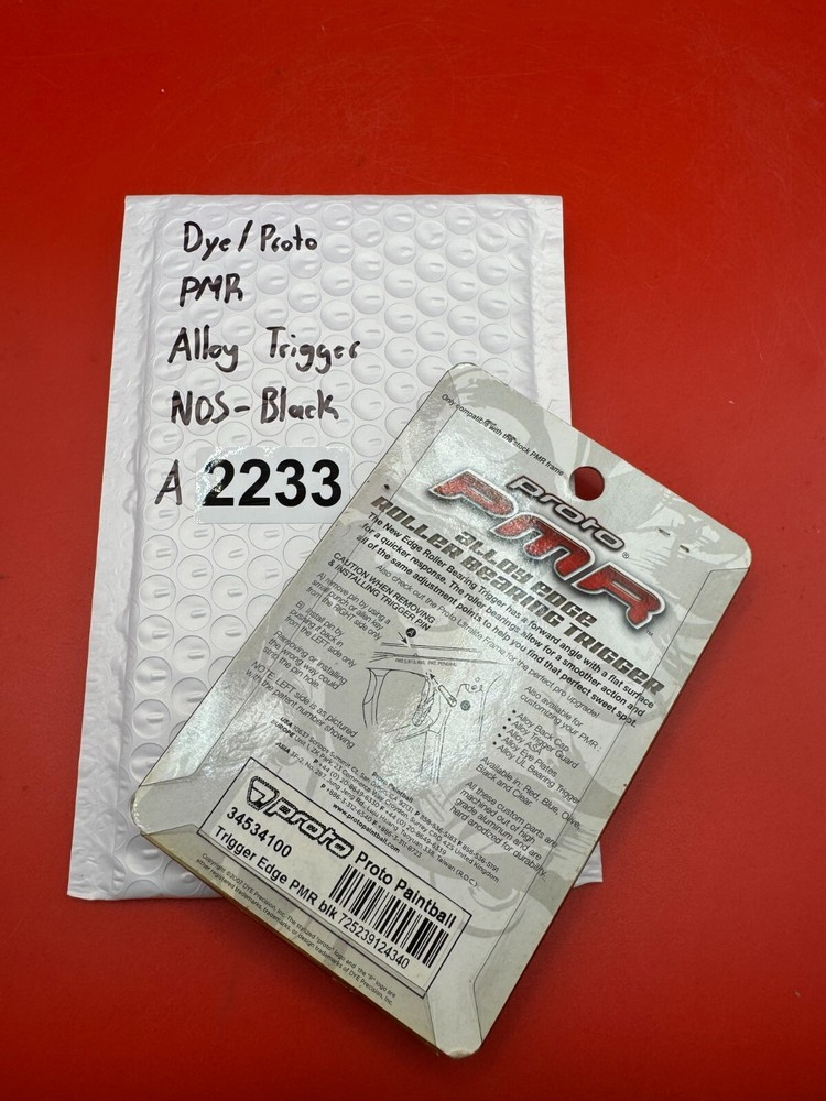 Dye/Proto PMR Alloy Trigger NOS-Black